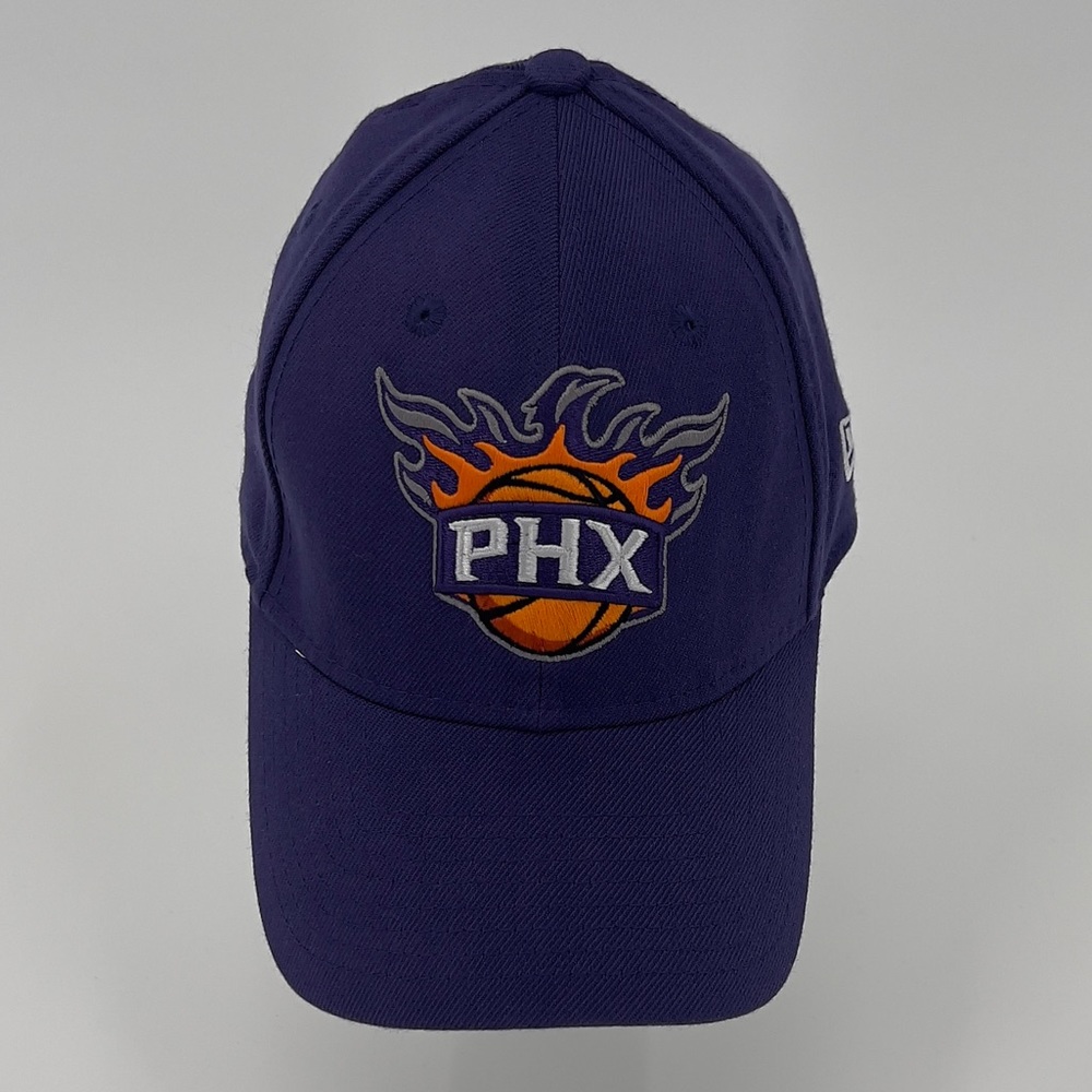 New Era 39thirty Phoenix Suns Classic Logo Purple Stretch Fitted Sz S-M Hat Cap